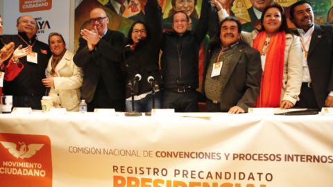 Anaya se registra como precandidato con Movimiento Ciudadano