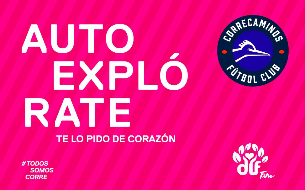 Presenta Correcaminos campaña "Autoexplórate, te lo pido de corazón"