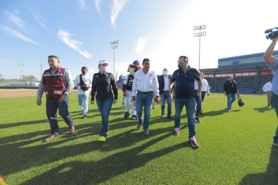 Supervisa Municipio Parque la Junta; se preparan para la temporada de béisbol