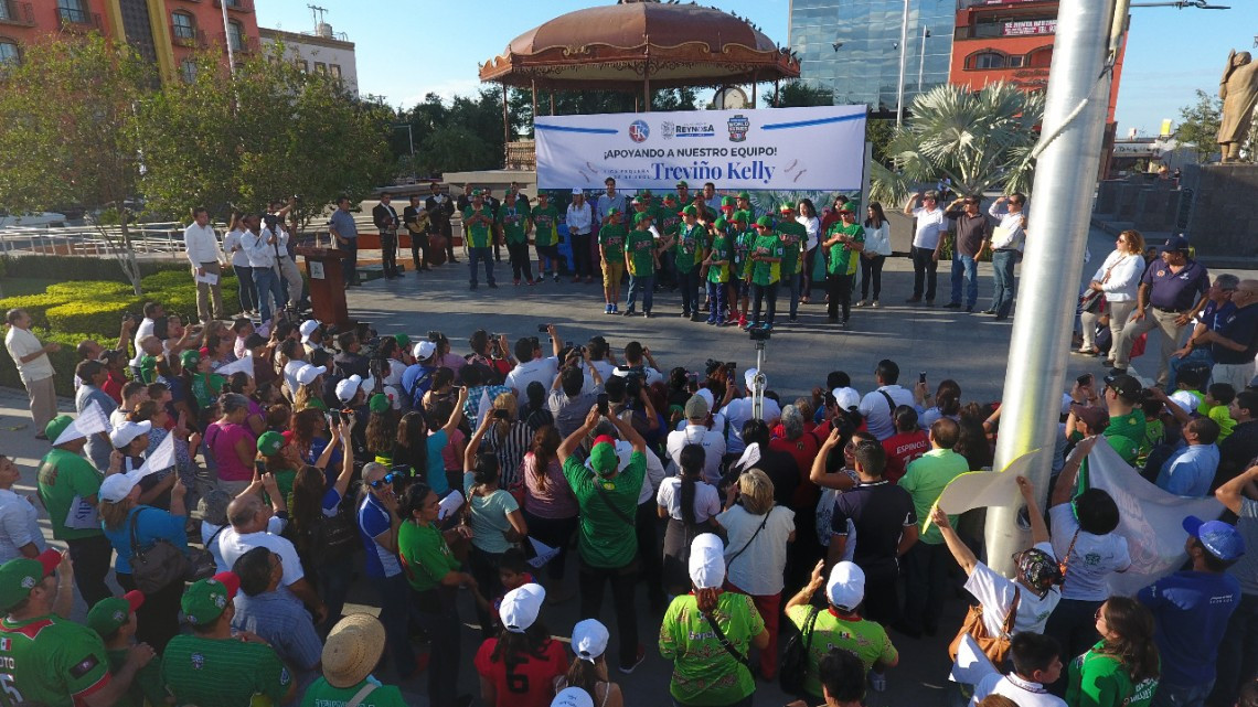 Con Gran alegría recibe Reynosa a peloteritos de la Treviño Kelly