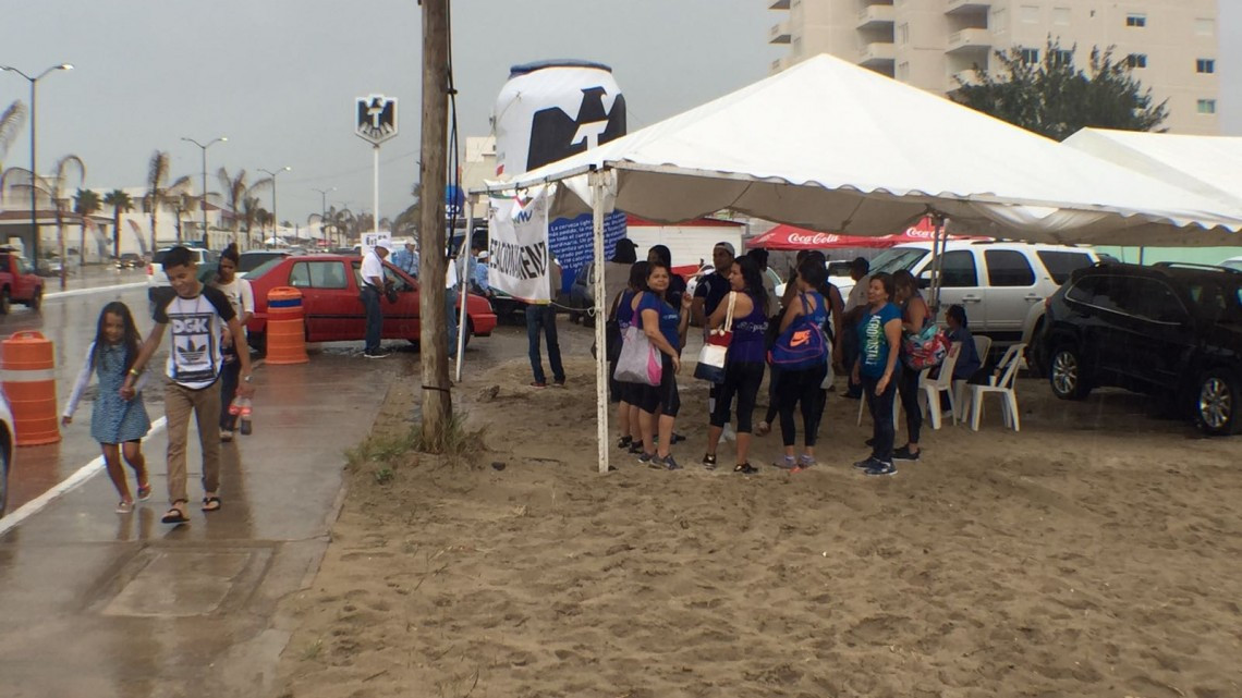 Jueves santo inicia con lluvia en Miramar