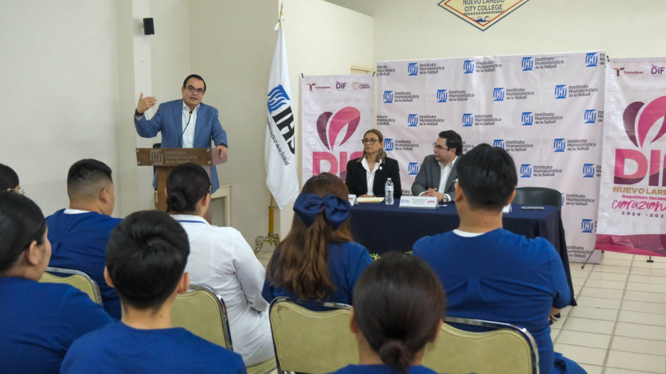 DIF Nuevo Laredo y el instituto humanístico de la salud firman convenio de colaboración