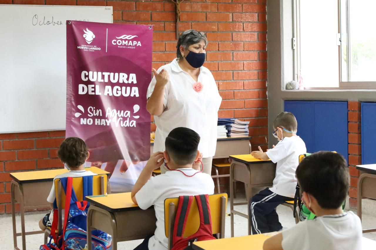 Comapa de Nuevo Laredo busca concientizar a niños y jóvenes sobre la cultura y cuidado del agua 