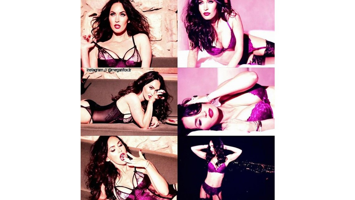 La sexy sesión de fotos de Megan Fox en lencería