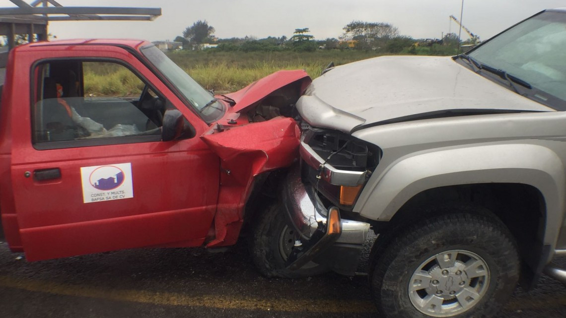 Otro accidente más en el corredor urbano ahora en Madero 