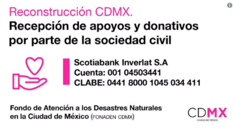 Implementarán acciones en apoyo de damnificados por sismo