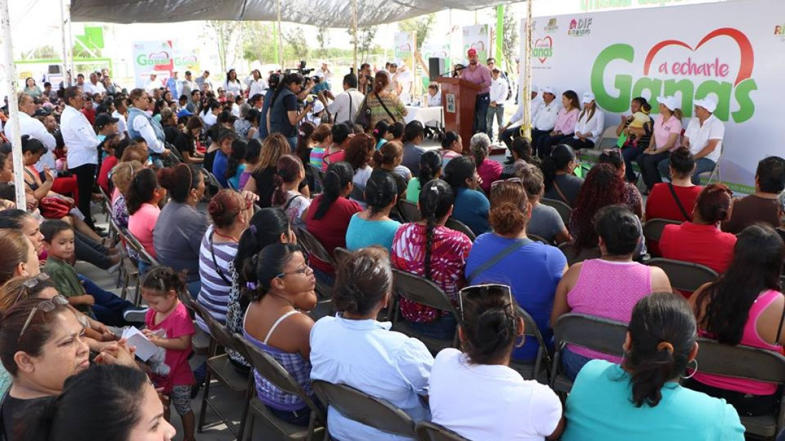 Da inicio programa “A echarle ganas”