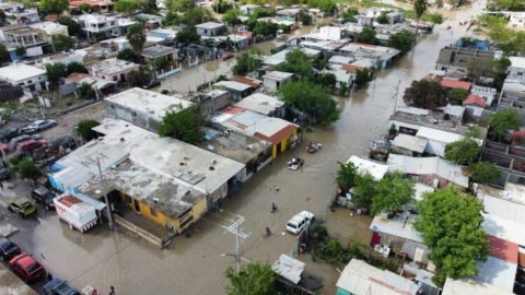 Entrega de apoyos a familias afectadas por inundaciones en Reynosa y Río Bravo