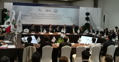 Celebran Magistrados primera sesión de CONATRIB 2019