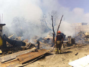 Atienden más de 50 incendios en seis días 