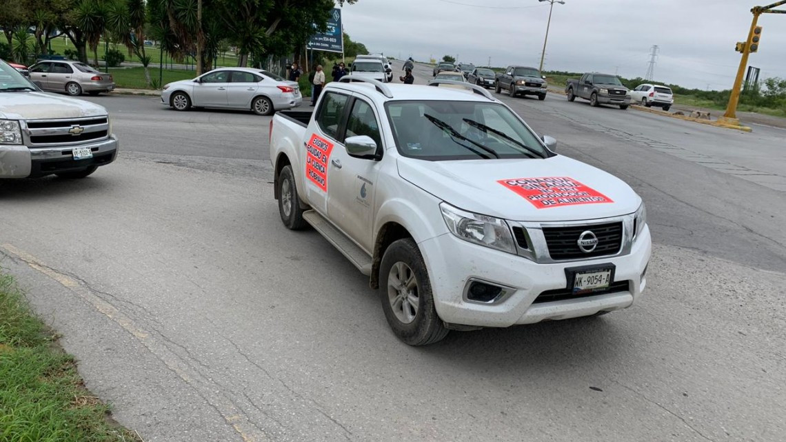 Integrantes del Distrito Riego de Río Bravo se manifiestan contra Conagua