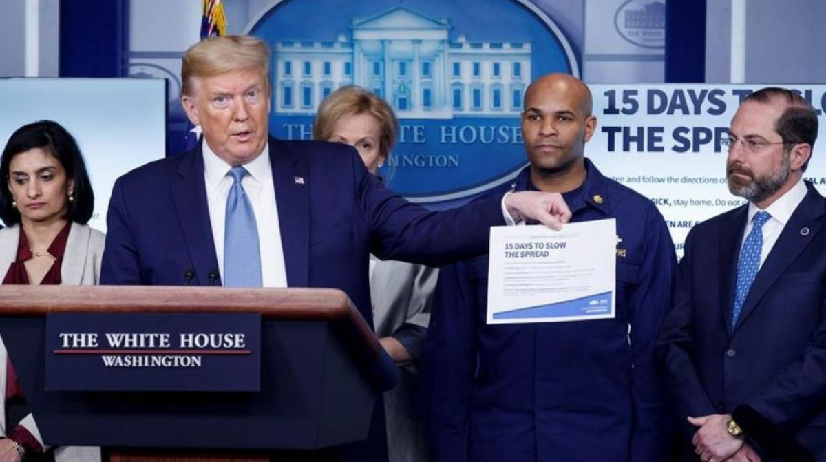 Anuncia Trump nuevas medidas preventivas ante covid-19