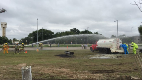 Realizan simulacro de contingencia en Altamira