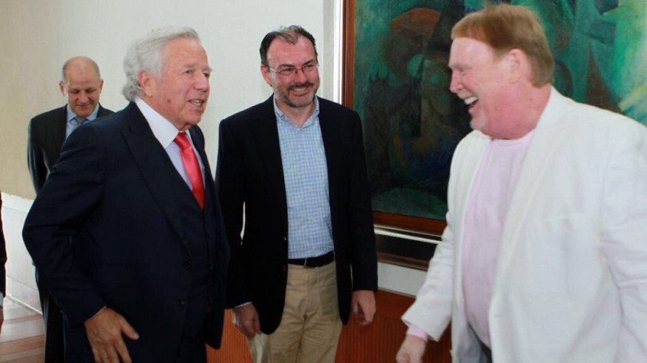 Videgaray y de la Madrid se reúnen con representantes de la NFL