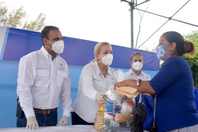 Respalda Alma Laura Amparán a sectores vulnerables con apoyos alimenticios