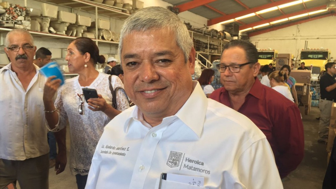 Matamoros enviará 25 toneladas de víveres a damnificados en Oaxaca 