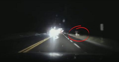 Captan 'mujer fantasma' en carretera Saltillo-Torreón