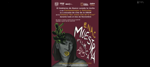 Selecciona la UNAM a Nuevo Laredo sede de la muestra de cine ENAC 2025