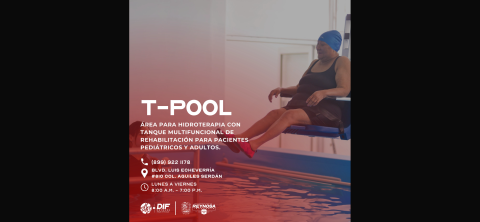 Cuenta DIF Reynosa con hidroterapia para pacientes pediátricos y adultos