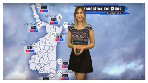 Conoce el clima para Tamaulipas con Carolina Carreón
