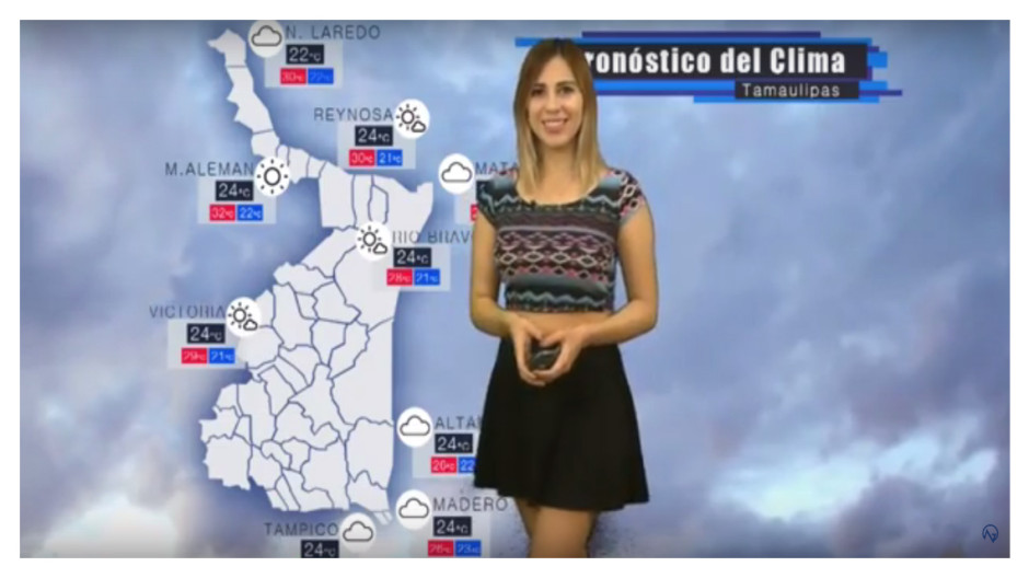 Conoce el clima para Tamaulipas con Carolina Carreón