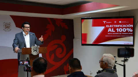 Será Tamaulipas el primer estado electrificado al 100%