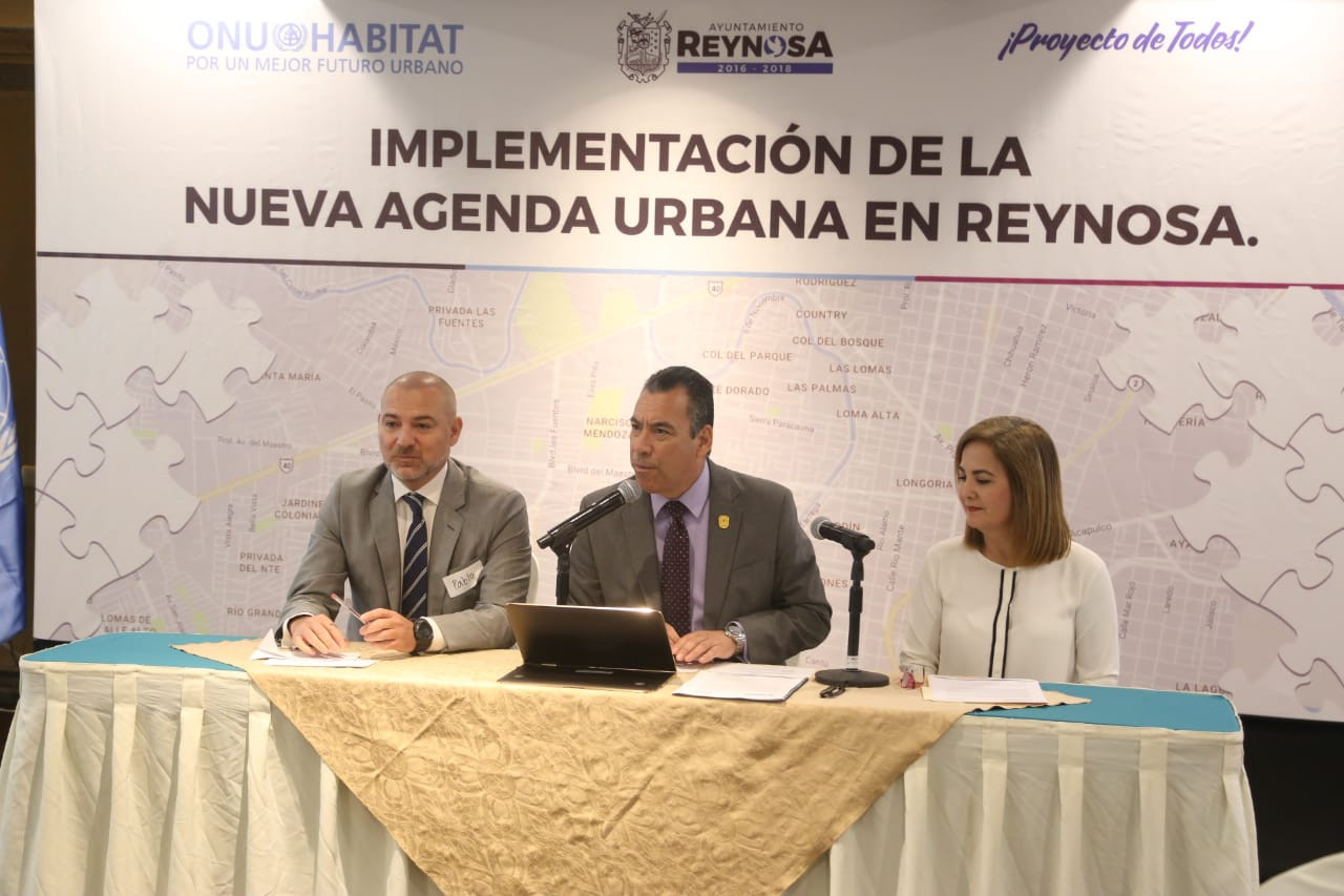 Planifica Reynosa desarrollo sostenible con ONU-Hábitat