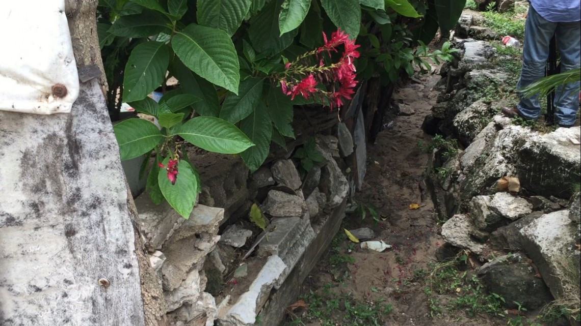 Canal a cielo abierto, punto de riesgo para familias del sector Montealto