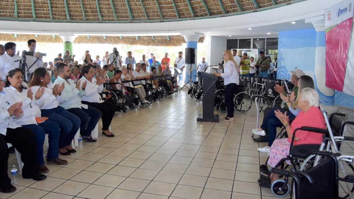 Benefician Gobierno Municipal y DIF Altamira a personas vulnerables con aparatos funcionales