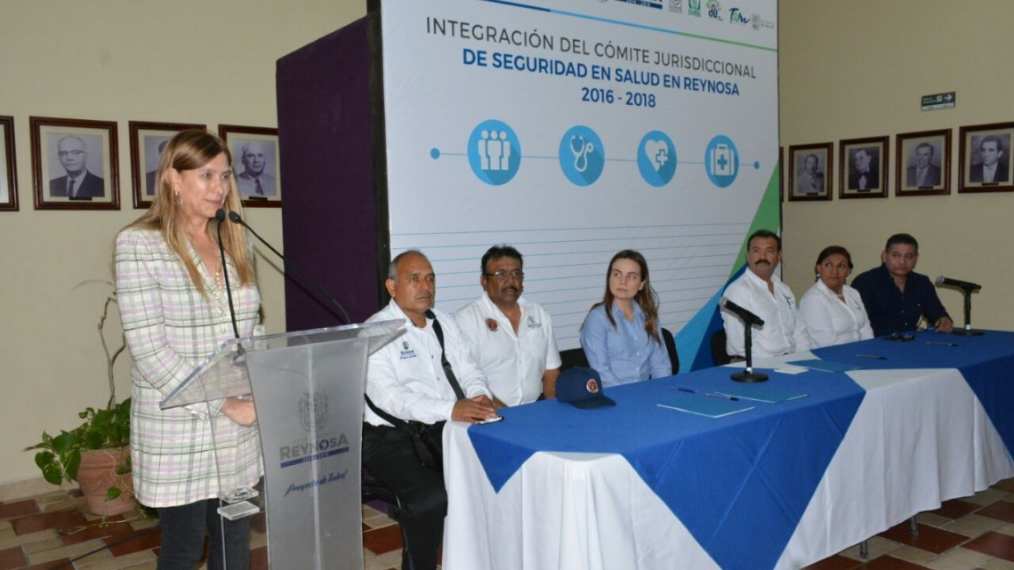 Integran Comité Jurisdiccional de Seguridad en Salud en Reynosa 2016-2018