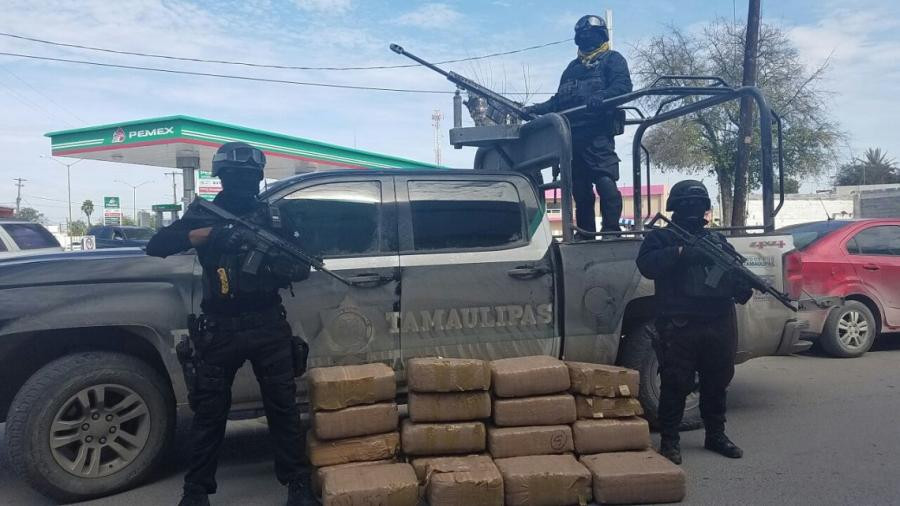 SSPT asegura 97 kilogramos de marihuana