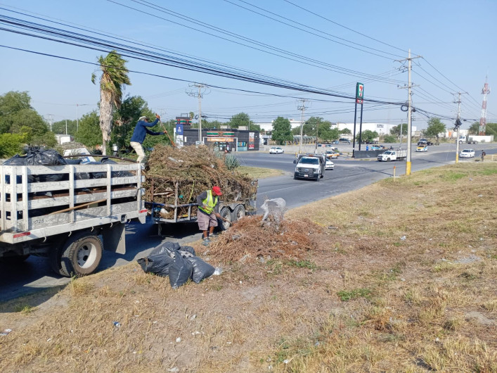 Extiende Gobierno de Reynosa labores de limpieza 