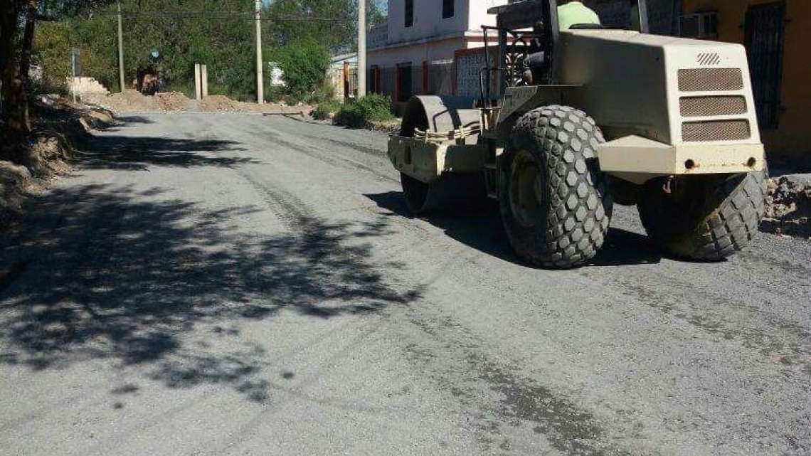 Continúa pavimentación en Reserva Territorial Campestre