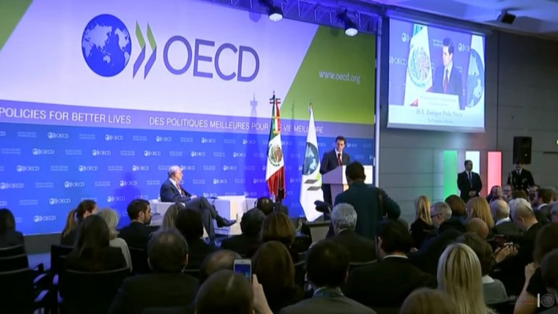EPN preside conferencia en la OCDE