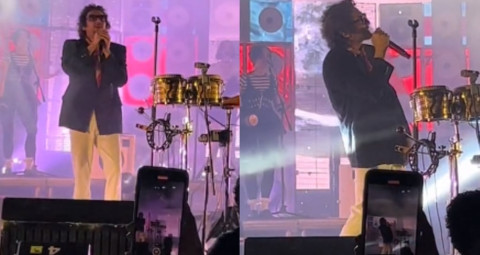 Acusan a León Larregui de hacer playback en concierto