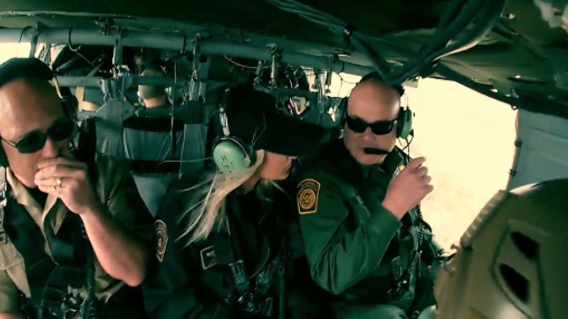 Ejército mexicano en apoyo a la Patrulla Fronteriza para detener cruces ilegales