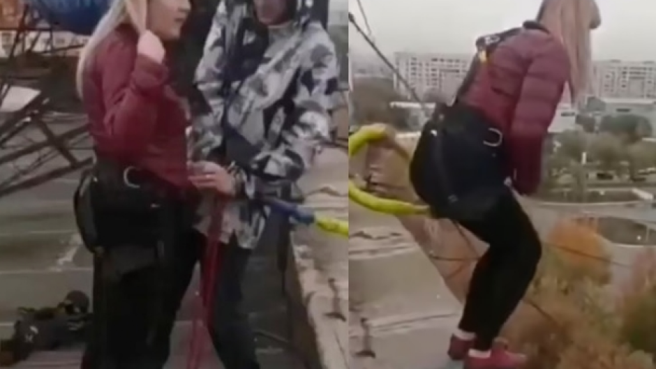 Muere mujer tras saltar de bungee en Kazajistán