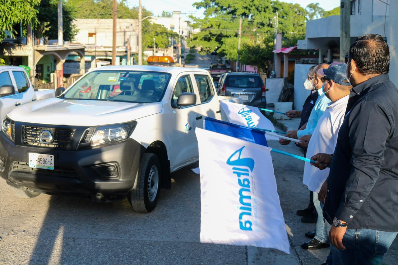 Gobierno de Altamira y Secretaría de Salud fumigan sectores Francisco Villa, Río Tamiahua y Esteros
