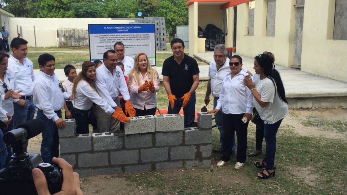 Avanza el proyecto de obra pública en el municipio de Altamira.