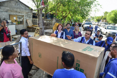 Reanudan la entrega de enseres domésticos