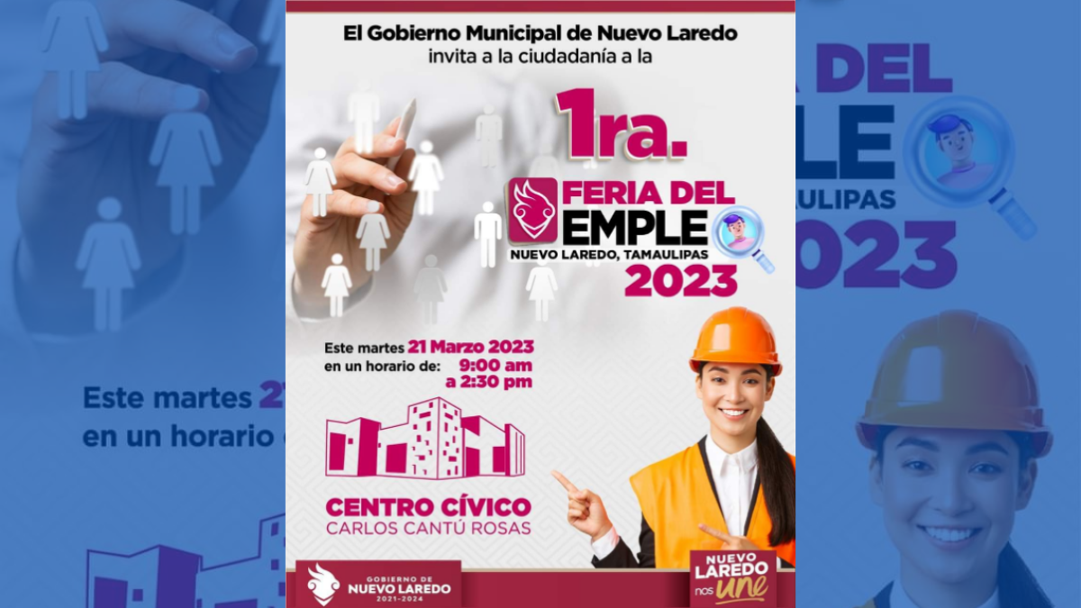 Todo listo para primera gran Feria del Empleo 2023