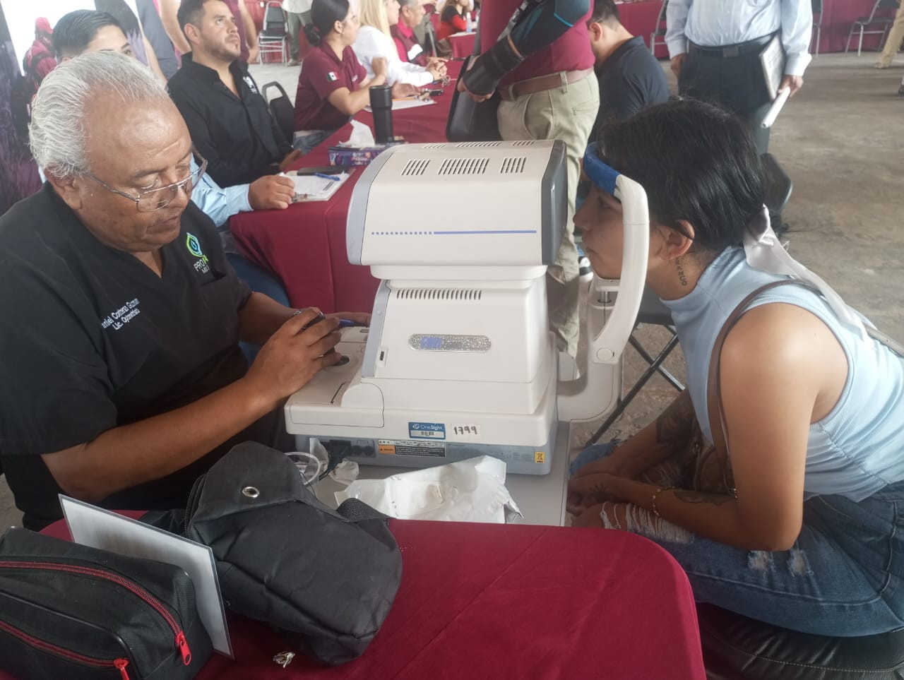 Más de 2,200 personas beneficiadas con campaña oftalmológica en Matamoros