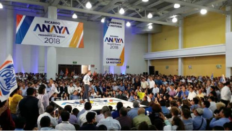 Anaya asegura que la elección se definirá entre él y AMLO