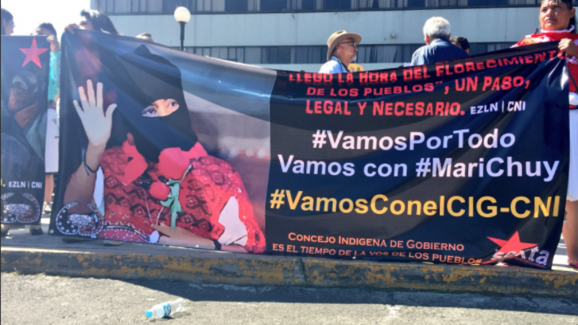 Marichuy, vocera del CNI, se registra como aspirante a candidata independiente