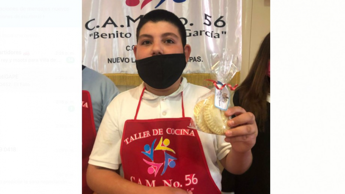 CAM 56 capacita a menores con discapacidad para que tengan inclusión laboral en Nuevo Laredo