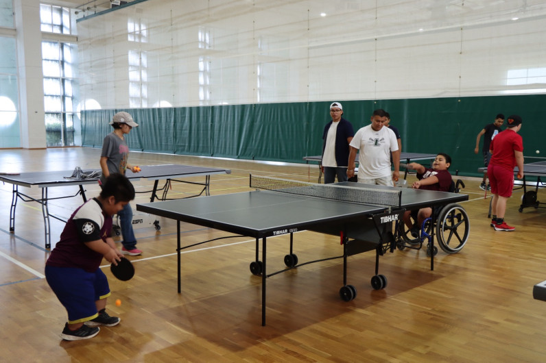 Sigue preparación del Equipo de Deporte Adaptado en el Polideportivo