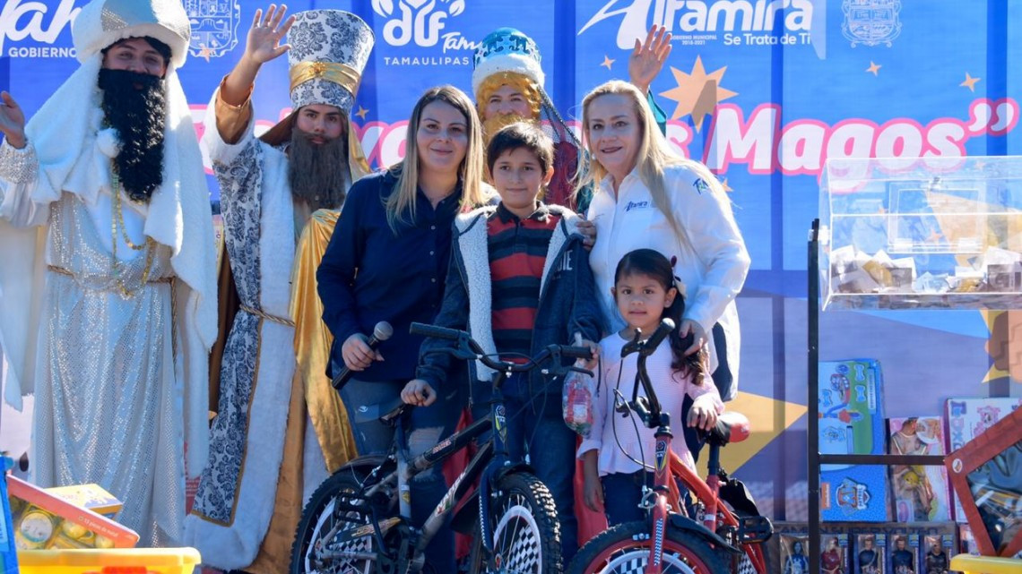 Gobierno de Altamira y Sistema DIF celebran Día de Reyes con magnos festivales