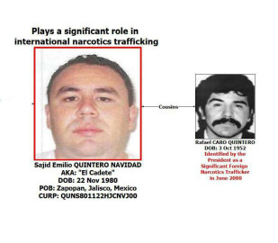 Primo de Caro Quintero es sentenciado