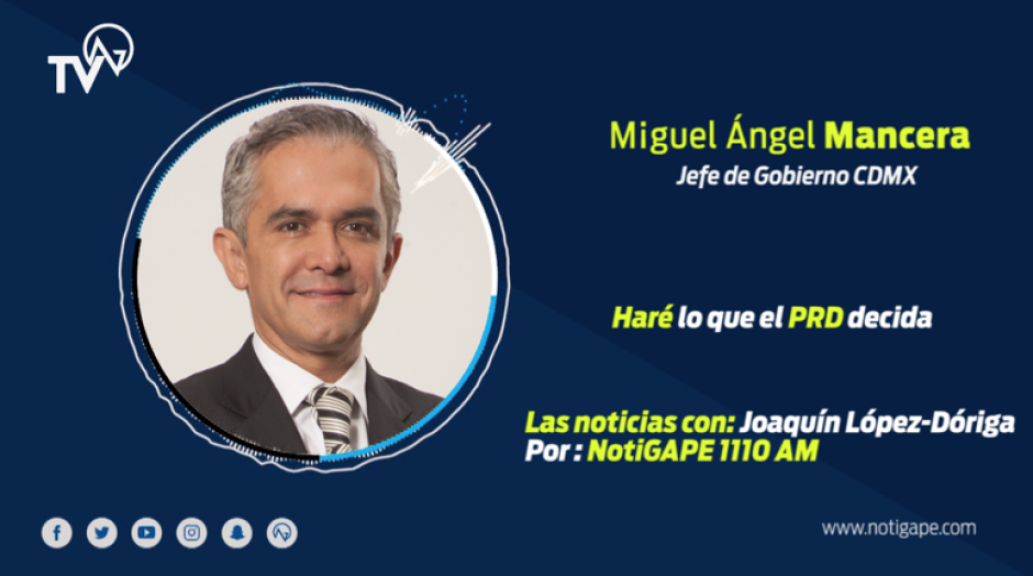 Haré lo que el PRD decida: Mancera