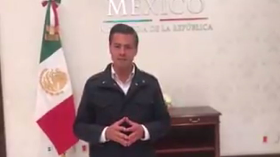 Emite EPN mensaje tras sismo